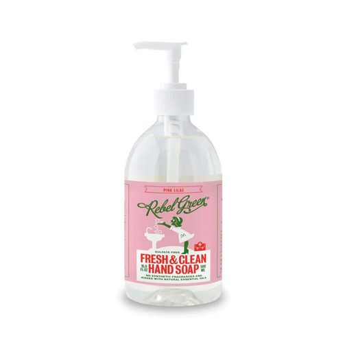 REBEL GREEN HAND SOAP, PINK LILAC 16.9 FL. OZ. REBEL GREEN HAND SOAP, PINK LILAC 16.9 FL. OZ.