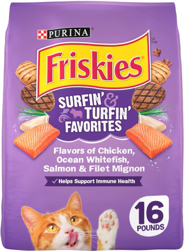 Friskies Surfin' & Turfin' Favorites Dry Cat Food Friskies Surfin' & Turfin' Favorites Dry Cat Food