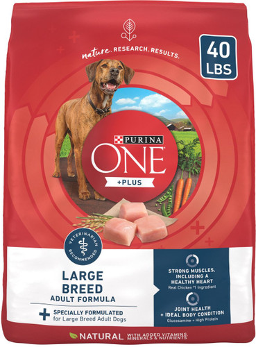 Purina ONE Natural Large Breed +Plus Formula Dry Dog Food Purina ONE Natural Large Breed +Plus Formula Dry Dog Food