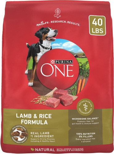 Purina ONE Natural SmartBlend Lamb & Rice Formula Dry Dog Food Purina ONE Natural SmartBlend Lamb & Rice Formula Dry Dog Food