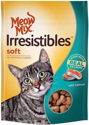 Meow Mix Irresistibles Soft Salmon Cat Treats Meow Mix Irresistibles Soft Salmon Cat Treats