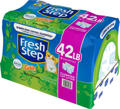 Fresh Step Febreze Freshness Gain Scented Clumping Clay Cat Litter Fresh Step Febreze Freshness Gain Scented Clumping Clay Cat Litter