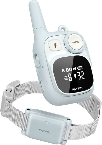 PATPET P628 2000-ft Waterproof Auto Anti Bark Control Vibration & Beep Remote Electric Dog Training Shock Collar, Small