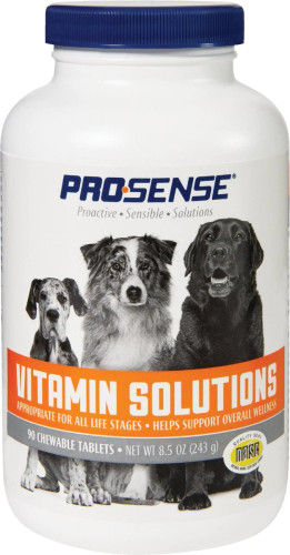 Pro-Sense Dog Vitamin Solutions Chewable Tablet Multivitamin for Dogs, 90 count Pro-Sense Dog Vitamin Solutions Chewable Tablet Multivitamin for Dogs, 90 count