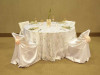 Sheer "Pink Lily" Tablecloth