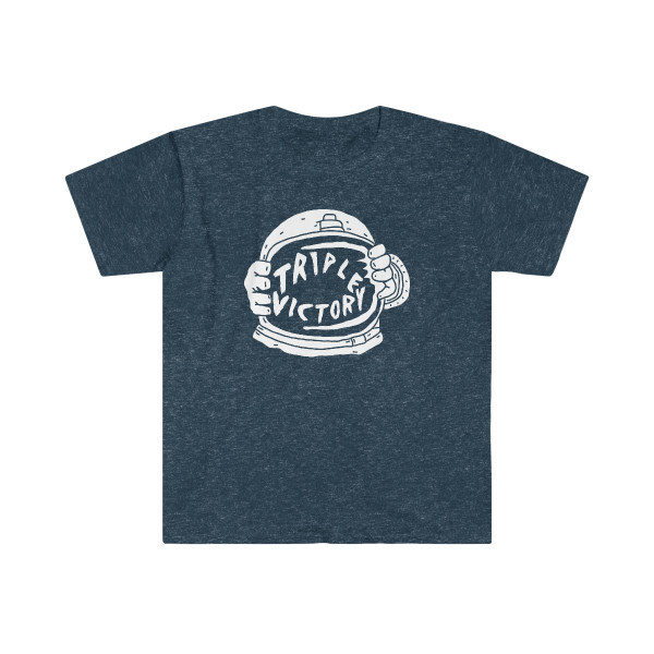Triple Victory Space Helmet Unisex Softstyle T-Shirt