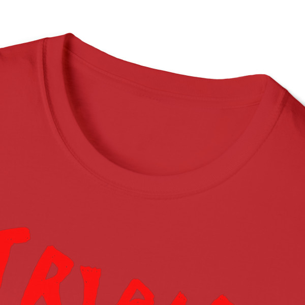 Triple Victory Text Unisex Softstyle T-Shirt