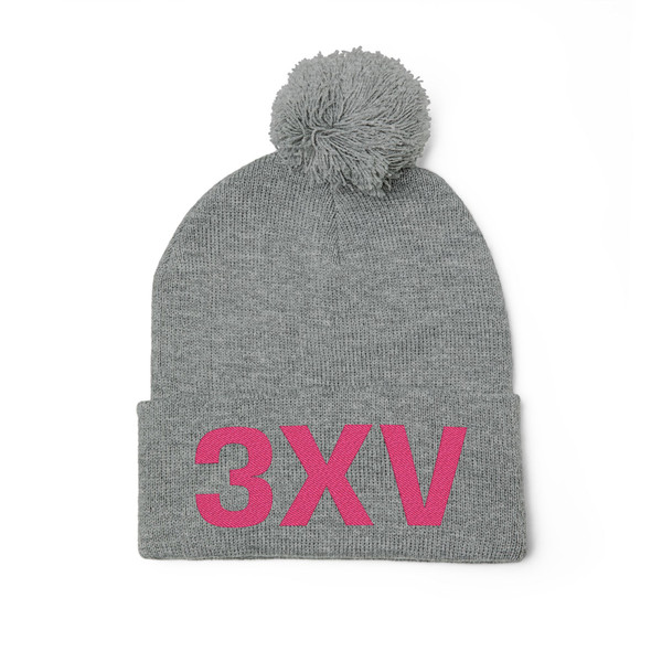  Pom-Pom Knit Cap 3XV
