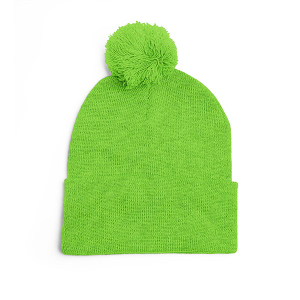  Pom-Pom Knit Cap 3XV