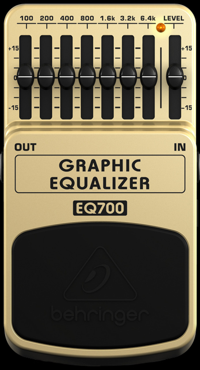 Behringer EQ700 Graphic Equaliser Guitar Effects Pedal Stompbox