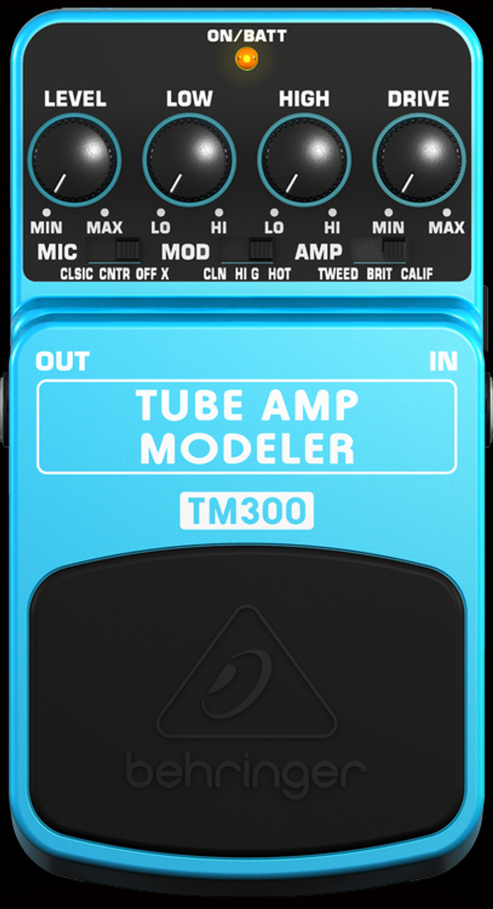 Behringer TM300 Tube Amp Modeller Guitar Effects Pedal Stompbox