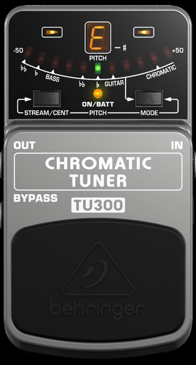 Behringer TU300 Chromatic Tuner Guitar Pedal Stompbox