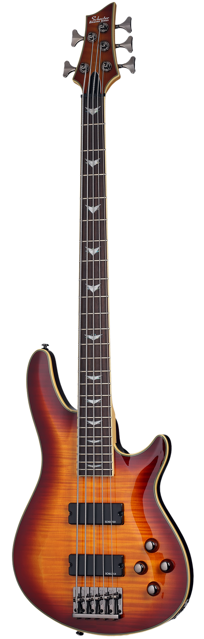 Schecter Omen Extreme 5-String Bass Guitar Vintage Sunburst