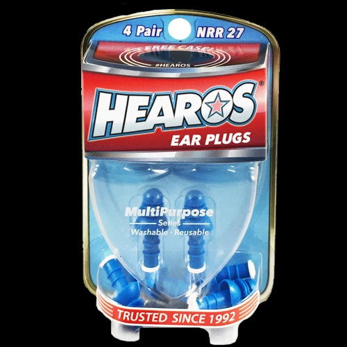 HEAROS Ear Plugs Multi-Purpose Series + FREE CASE - Guitar WorLd