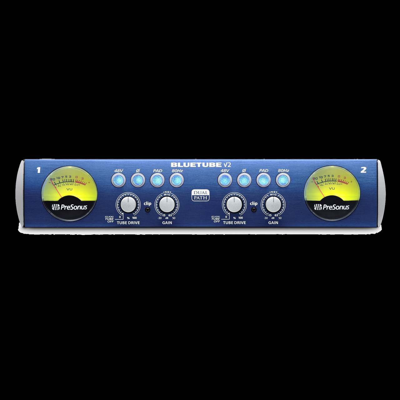 PreSonus BlueTube DP V2: 2-channel, dual-path mic/instrument preamp