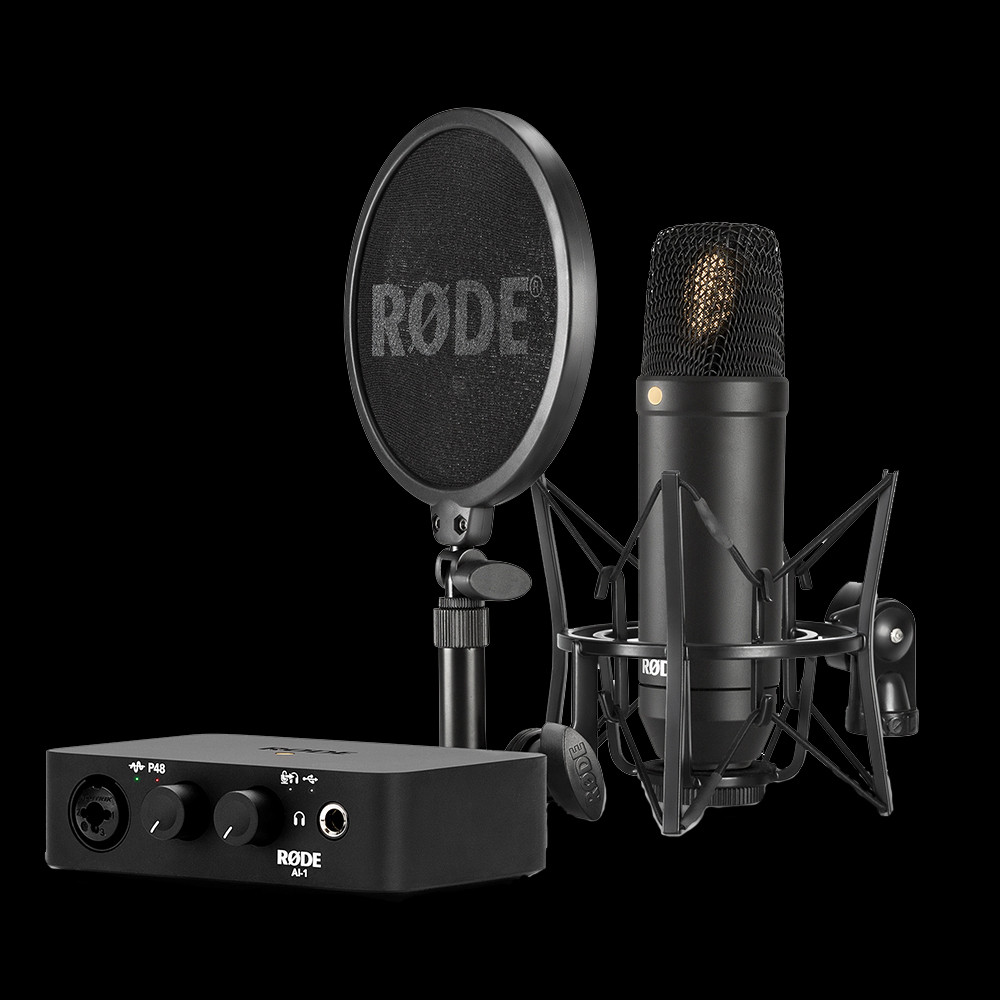 NT-AI1KIT Rode Complete Studio Kit With Interface - Guitar NT-AI1KIT Rode Complete Studio Kit With Interface - Guitar