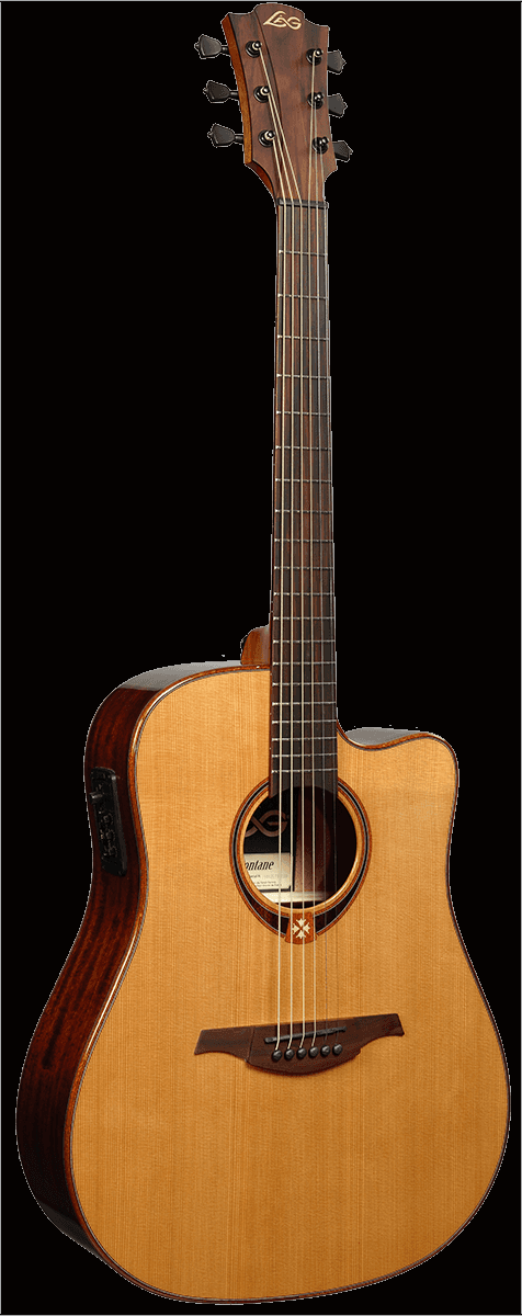 Lag Tramontane 118 T118DCE Electic/Acoustic Dreadnought W/Cutaway