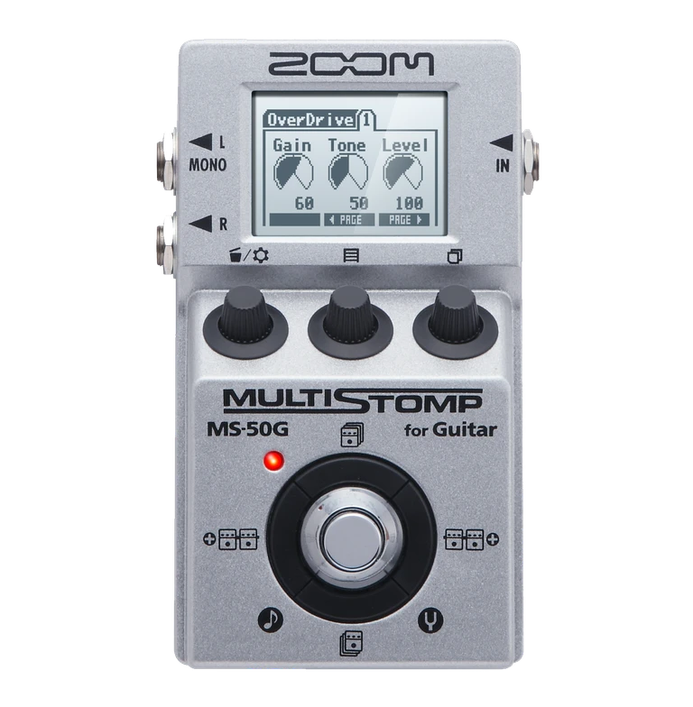 Zoom MS-50G+ Multi Stomp Electric Guitar Pedal - Guitar WorLd