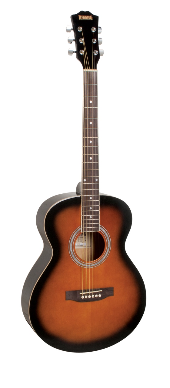 Redding Grand Concert Steel String Acoustic Guitar Tobacco Sunburst