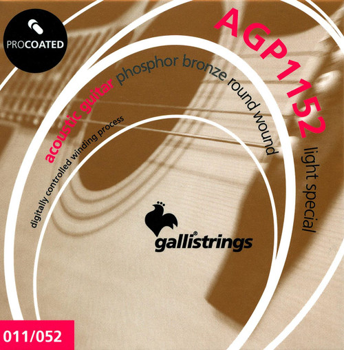 Gallistrings AGP 11/52 Light Special Phosphor Bronze Acoustic Guitar Strings