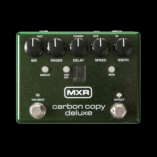 MXR® Carbon Copy® Deluxe Analog Delay Guitar Effects Pedal