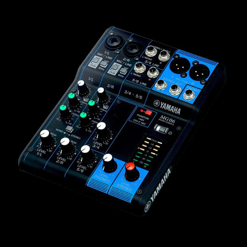 Yamaha MG Series MG06X Mixing Console 6 Channel Mixer with Effects
