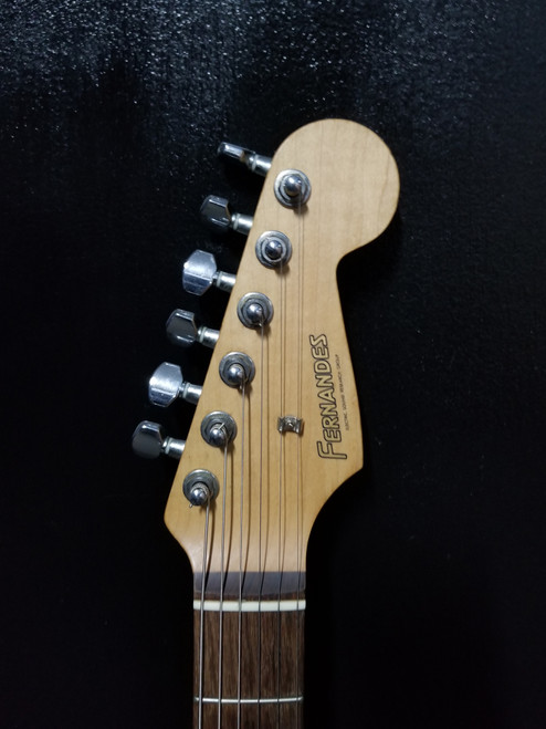 Fernandez Electric Guitar - Fernandez Strat Style Electric Guitar With Case Guitar World City Arcade