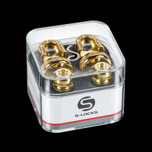 Schaller S-Locks Strap Locks Guitar/Bass Gold