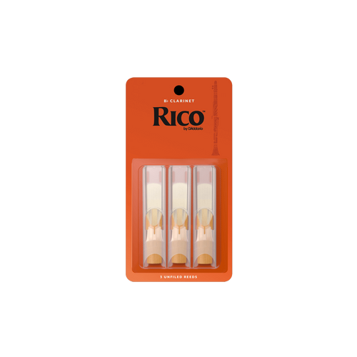 Rico by D'addario Bb Clarient Reeds Strength 2.5 (3-Pack)