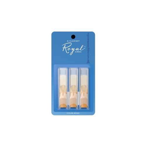 Royal by D'addario Bb Clarinet Reeds Strength 2.0 (3-Pack)