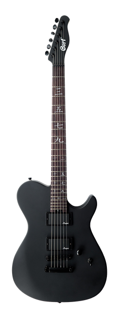 Cort M-Jet Manson Meta Series  Electric Guitar Matte Black