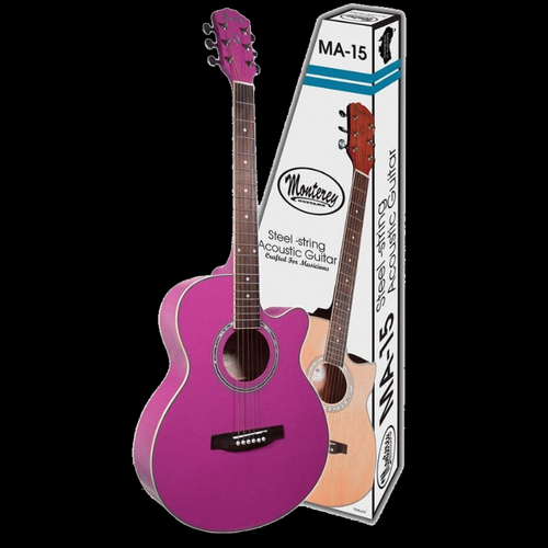 Monterey Folk Acoustic Guitar W/Cutaway
