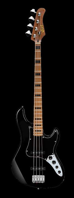 Cort GB64JJ 4 string Bass - Black Gloss