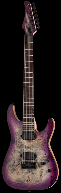 Schecter C-7 Pro 7-String Electric Aurora Burst