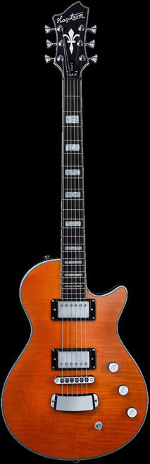 Hagstrom Ultra Max Electric Guitar - Milky Mandarin Satin