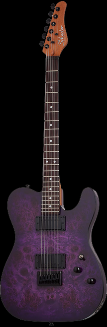Schecter PT Standard - Purple Burst Burl