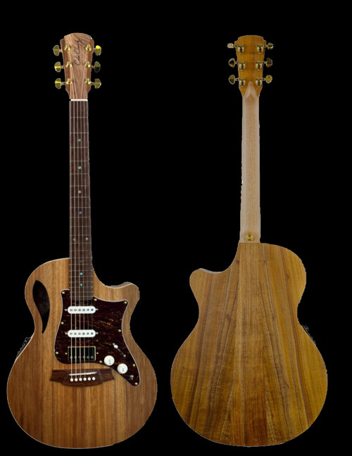 Cole Clark Thinline Blackwood HSS 