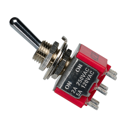 DiMarzio DPDT - On/Off Switch - Chrome