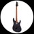 J & D Luthiers Contemporary Multi-Scale Electric Guitar Transparent Black