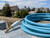 Pig Hog 3m/10ft Straight/Right Angle Instrument Cable Daphne Blue