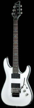 ギター SCHECTER C-1 HellRaiser AD-C-1-HR (WHT) Schecter Hellraiser C-1 Electric Guitar, Gloss White at Gear4music