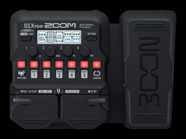 Zoom G1X Four Electric Guitar Multi FX Pedal - Guitar WorLd