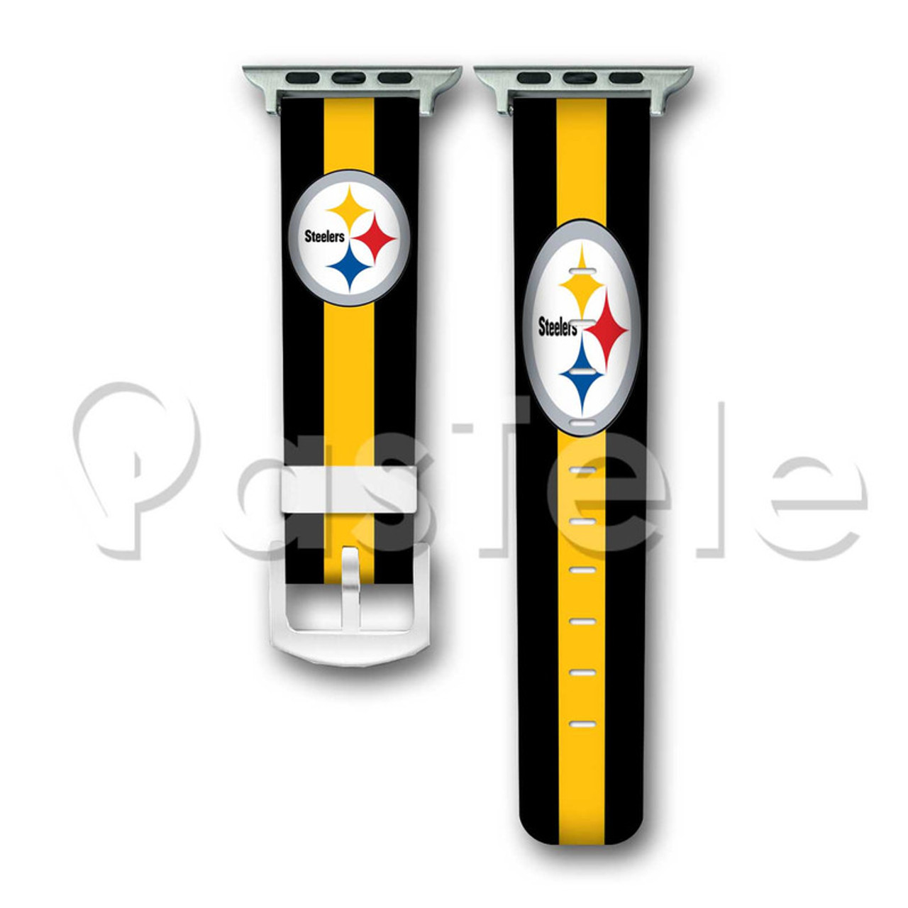 Pittsburgh Steelers Custom Personaliez Apple Watch Band 38mm 40mm