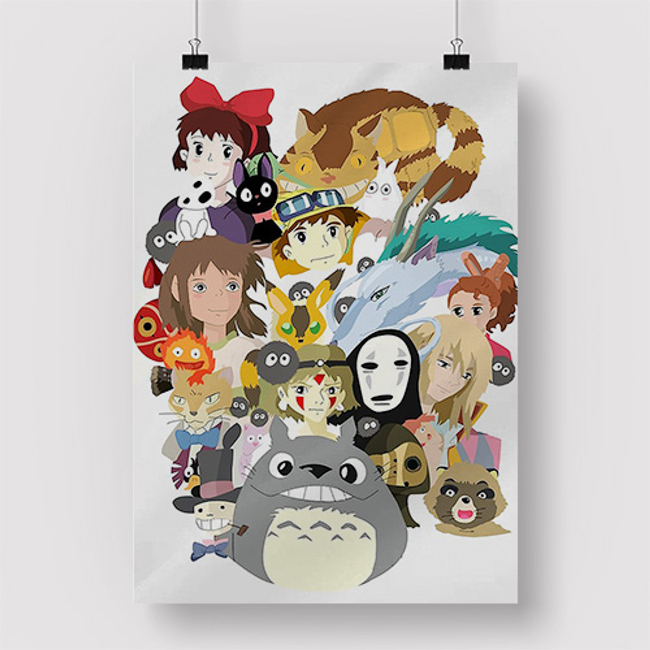 Pastele Studio Ghibli Art Custom Personalized Silk Poster New