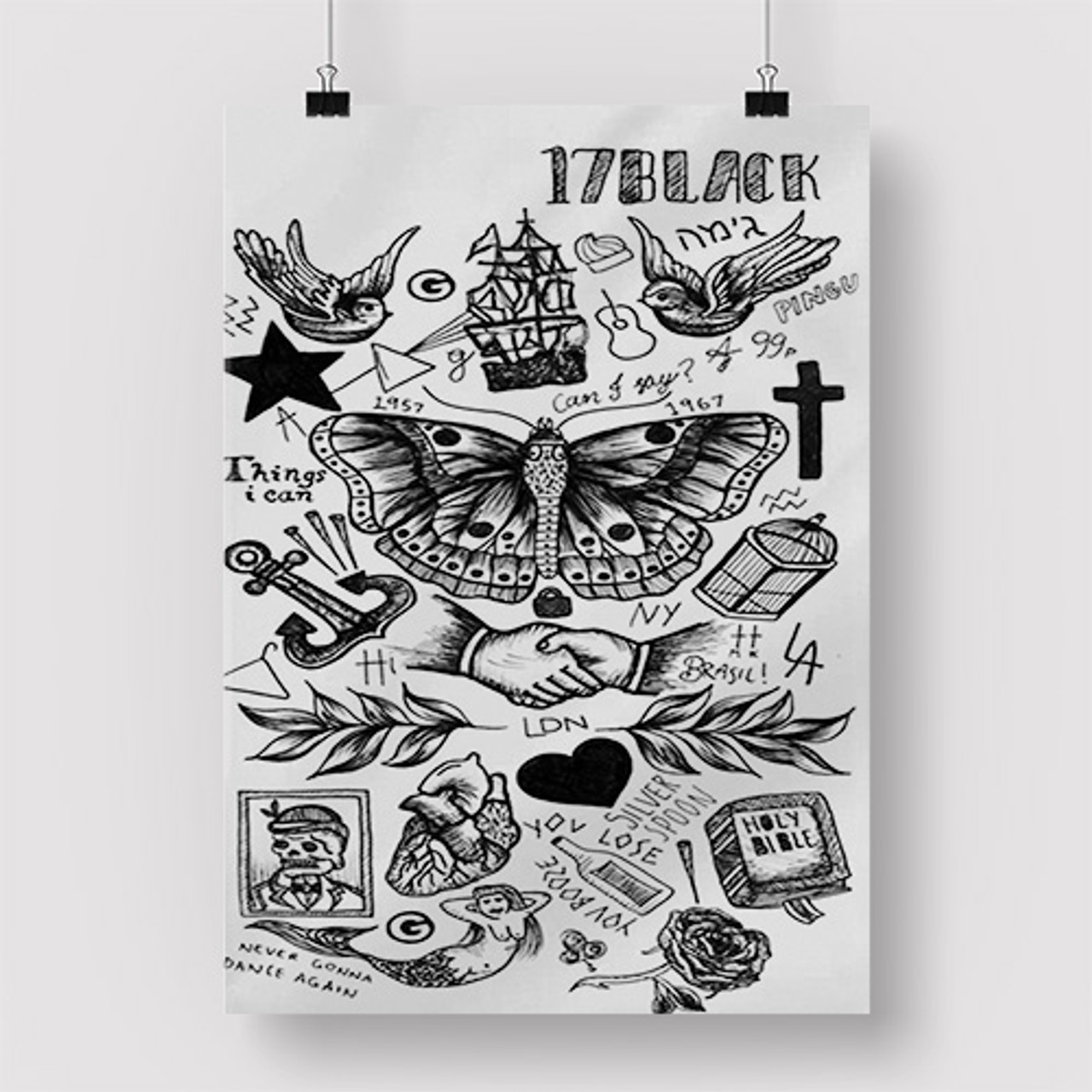 Tumblr Tattoos Png Harry Styles Tattoos Draw - Clip Art Library