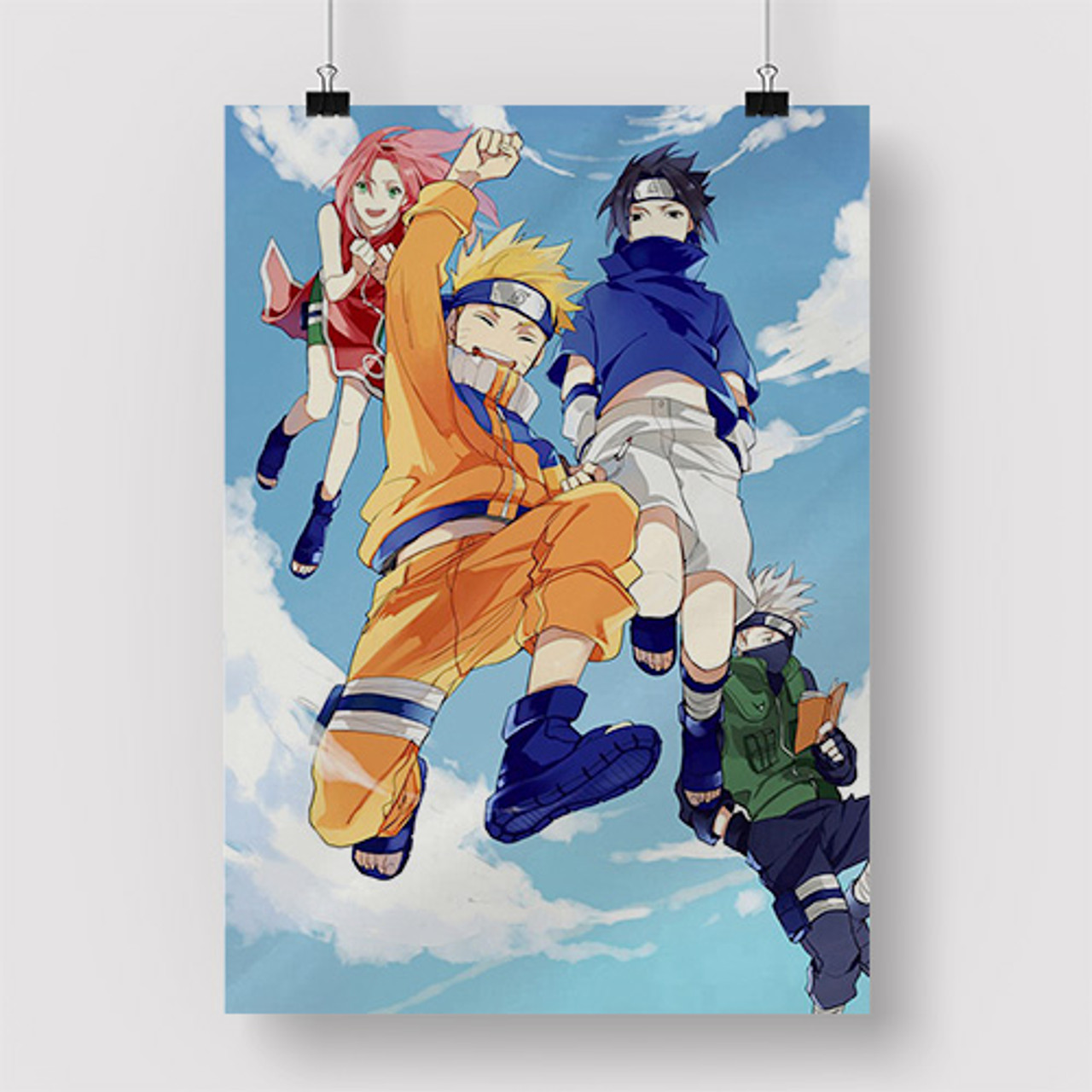 Pastele Naruto Team 7 Custom Personalized Silk Poster Print Wall Decor 20 x 13 Inch 24 pastele-naruto-team-7-custom-personalized-silk-poster-print-wall-decor-20-x-13-inch-24