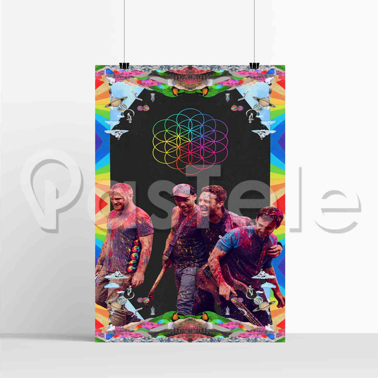 Coldplay A Head Full of Dreams Silk Poster Custom Print Wall Decor 20 x 13  Inch