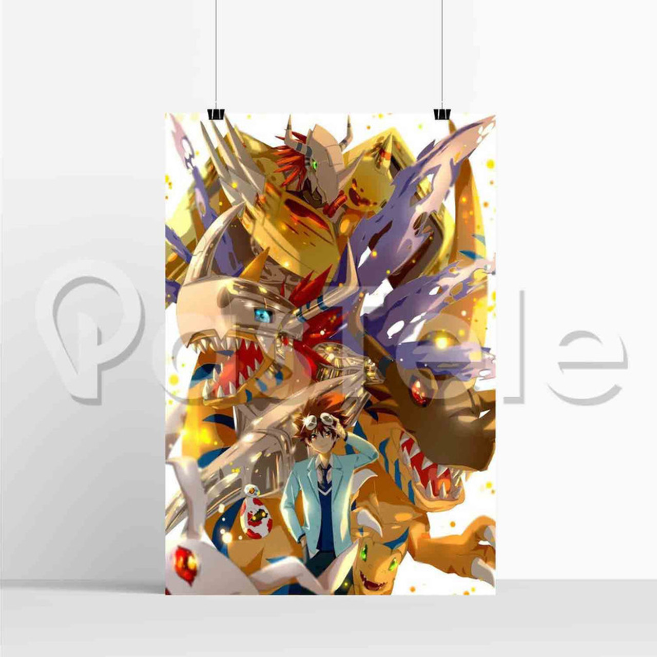 Digimon Adventure Tri Japan Anime Silk Print Wall Art Home Decor