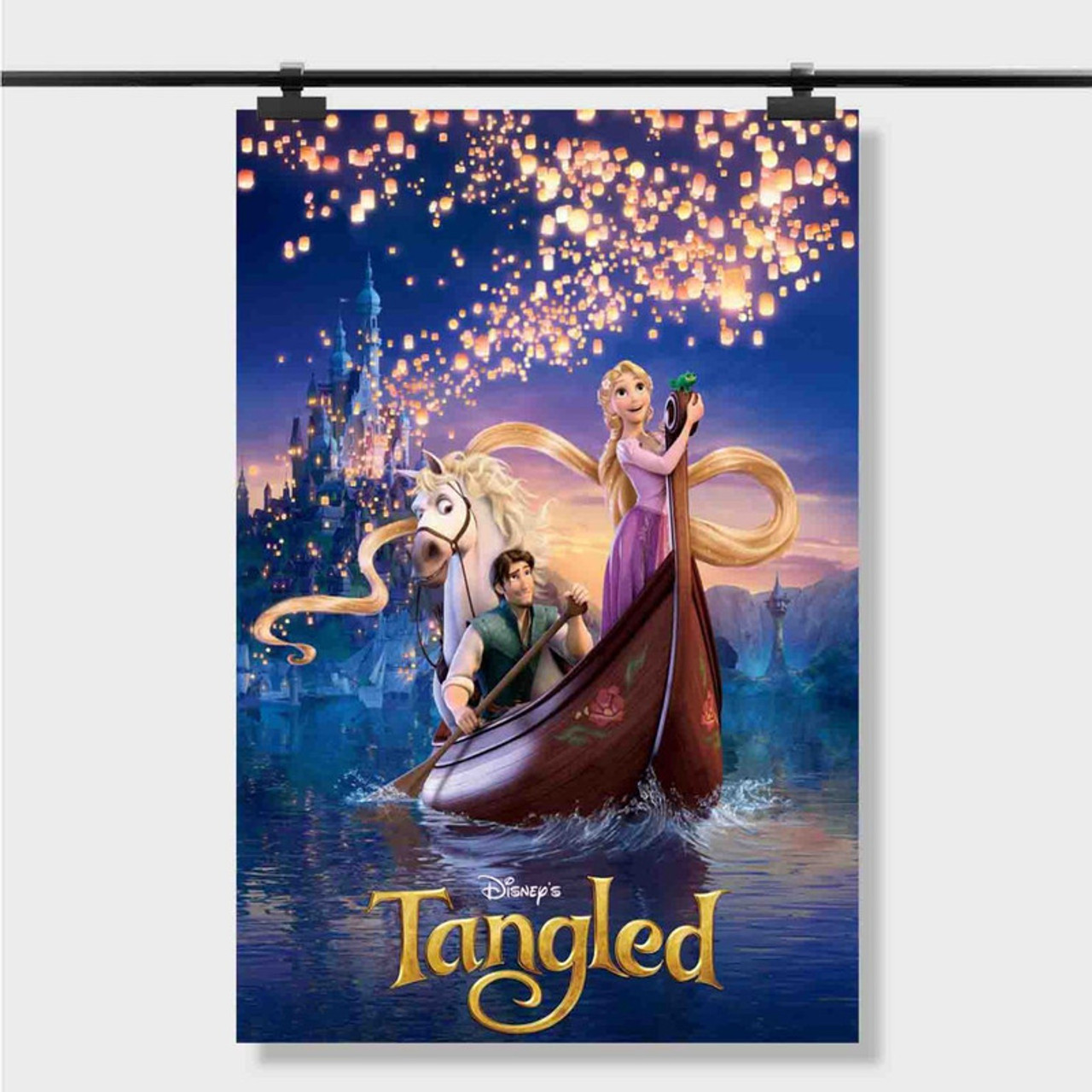 Pastele Best Rapunzel And Mother Gothel Tangled Custom Personalized Silk  Poster Print Wall Decor 20 x