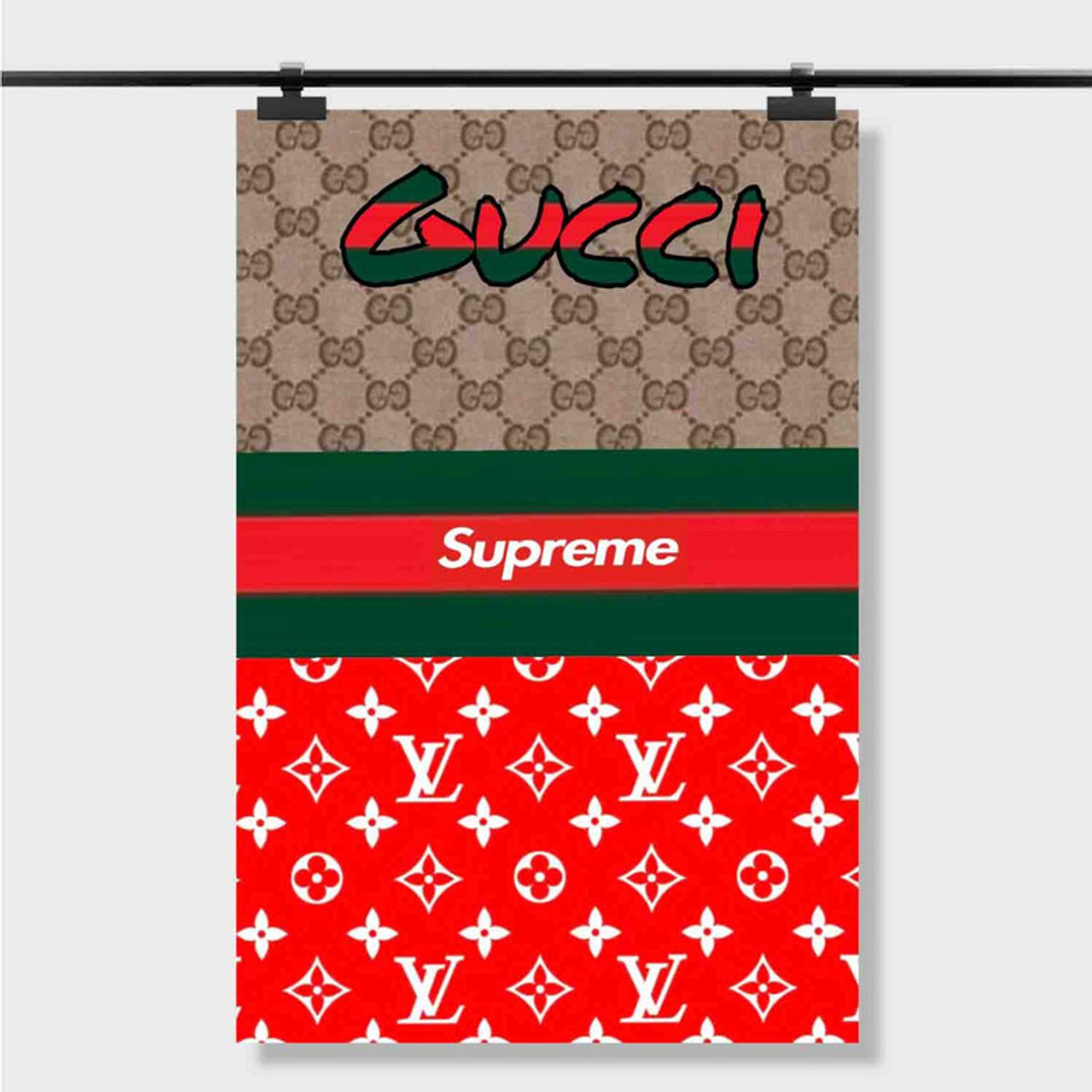 ヴィンテージ ポスター　GUCCI Rare Authentic Vintage Gucci Shop Advertisement Poster, Mid